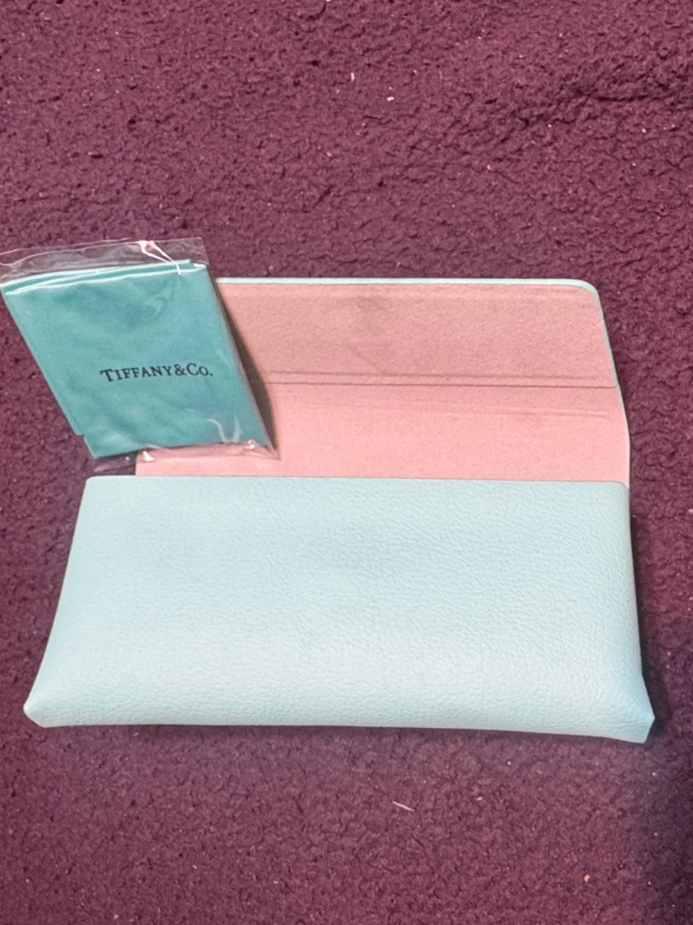Tiffany & Co. Tiffany Blue Leather Eyewear Case